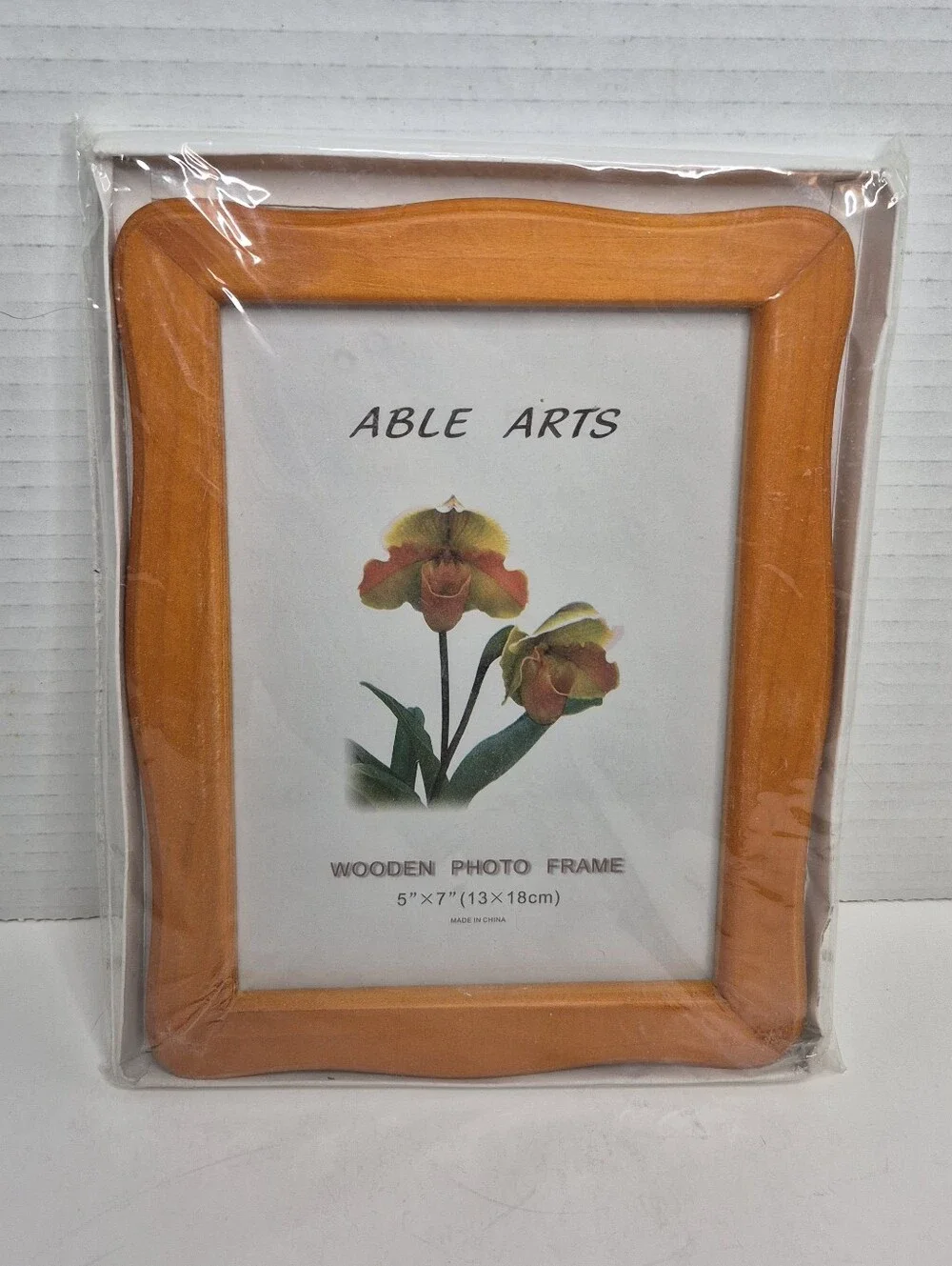 Wooden Photo Frame New Old Stock Sealed 5x7